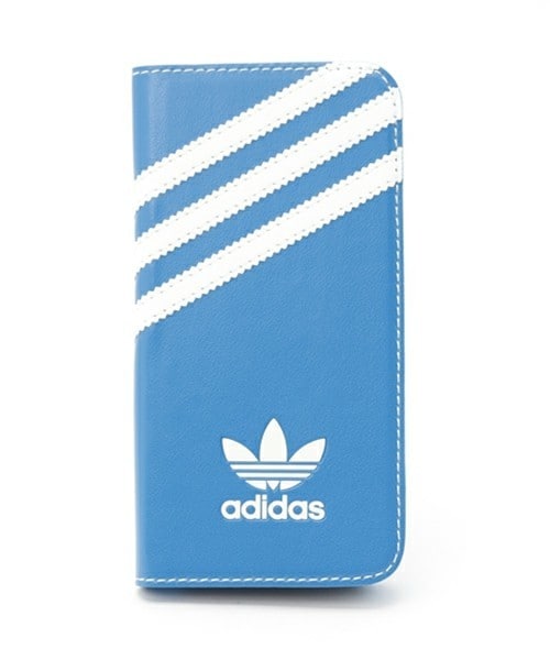 adidas（アディダス）の「アディダス オリジナルス スマフォ ケース adidas iPhone SE/5/5s Booklet Case（スマホケース/カバー・メンズ・ブラック/ブルー/ゴールド・ONE SIZE）」の2枚目の写真