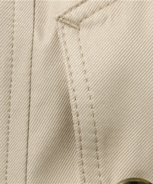 INTERPLANET WINGS（インタープラネットウィング）の「カルゼボンディングトレンチコート（トレンチコート・レディース・ベージュ/ネイビー・38/40）」の12枚目の写真