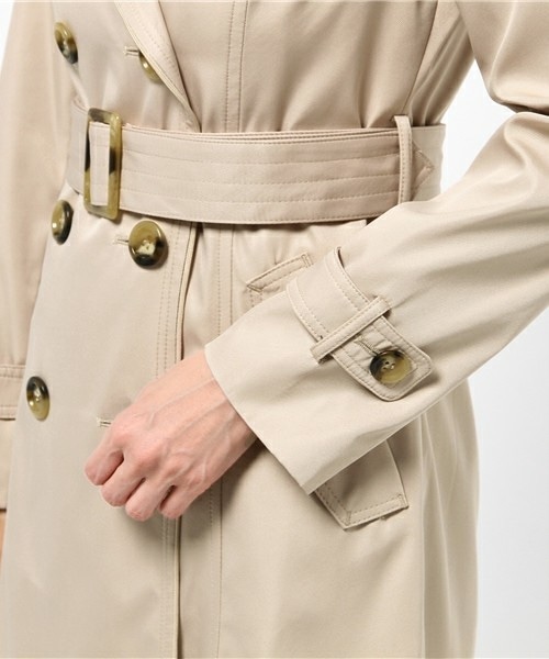 INTERPLANET WINGS（インタープラネットウィング）の「カルゼボンディングトレンチコート（トレンチコート・レディース・ベージュ/ネイビー・38/40）」の8枚目の写真