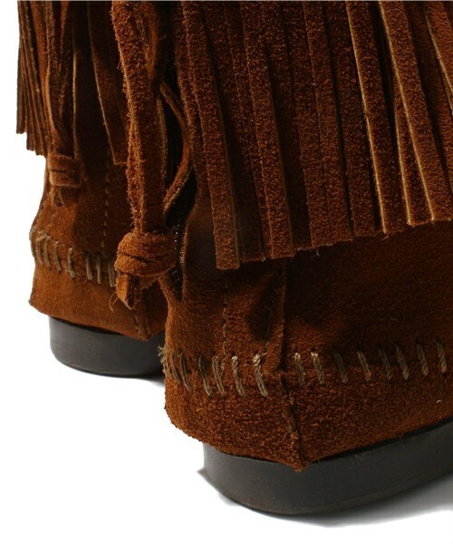 Minnetonka（ミネトンカ）の「【MINNETONKA】HI TOP BLACK ZIP BOOT（ブーツ・レディース・ブラック/グレー/ブラウン・22.5cm/23.5cm/24.5cm）」の9枚目の写真