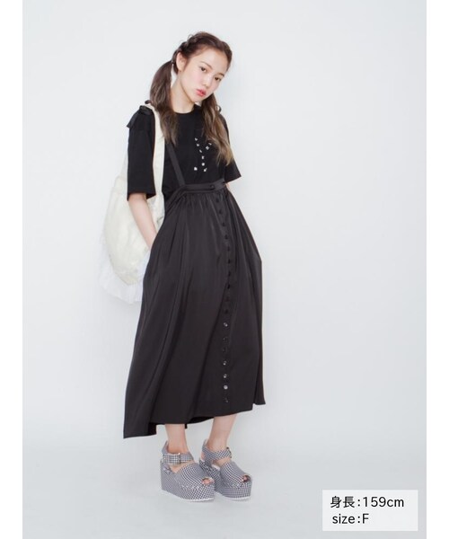 merry jenny（メリージェニー）の「サス付きマキシスカート