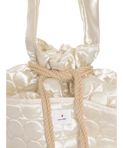 merry jenny(メリージェニー)の「キルティングBAG(バッグ・レディース・オフホワイト/ブラック/キャメル・F)」の9枚目の写真