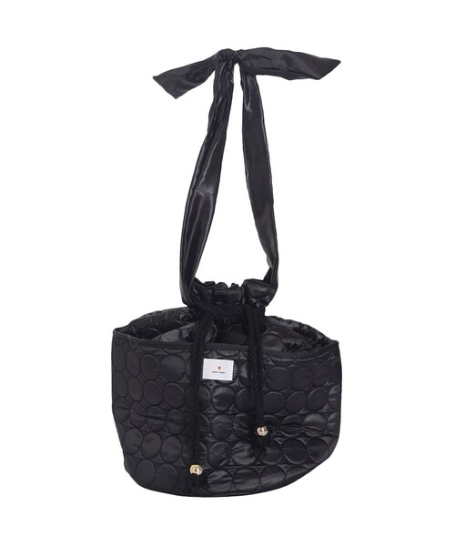 merry jenny(メリージェニー)の「キルティングBAG(バッグ・レディース・オフホワイト/ブラック/キャメル・F)」の2枚目の写真