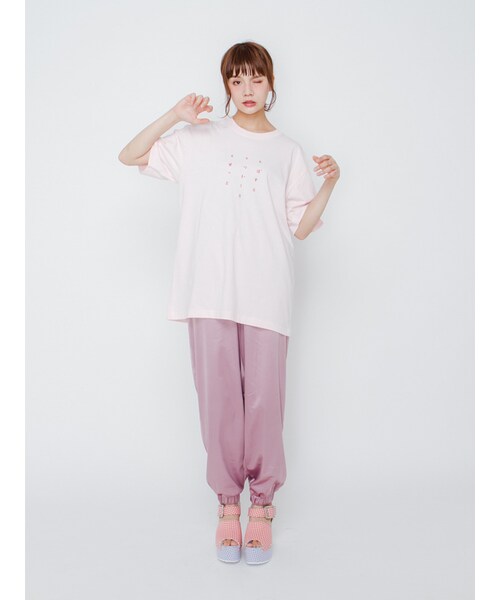 merry jenny(メリージェニー)の「【merry jenny×パントビスコ】乙女に捧げるレクイエムTシャツ(トップス・レディース・オフホワイト/ブラック/ピンク/イエロー)」の9枚目の写真