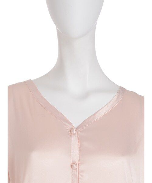 merry jenny（メリージェニー）の「プリーツずるワンピース（ワンピース/ドレス・レディース・ブラック/ピンク/ブルー・F）」の10枚目の写真