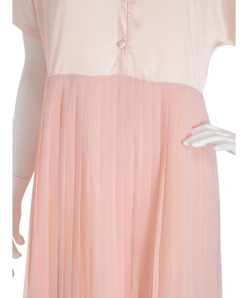 merry jenny（メリージェニー）の「プリーツずるワンピース（ワンピース/ドレス・レディース・ブラック/ピンク/ブルー・F）」の12枚目の写真