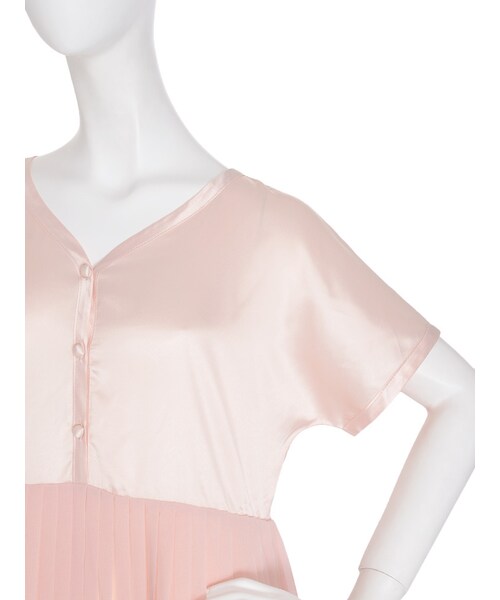 merry jenny（メリージェニー）の「プリーツずるワンピース（ワンピース/ドレス・レディース・ブラック/ピンク/ブルー・F）」の11枚目の写真