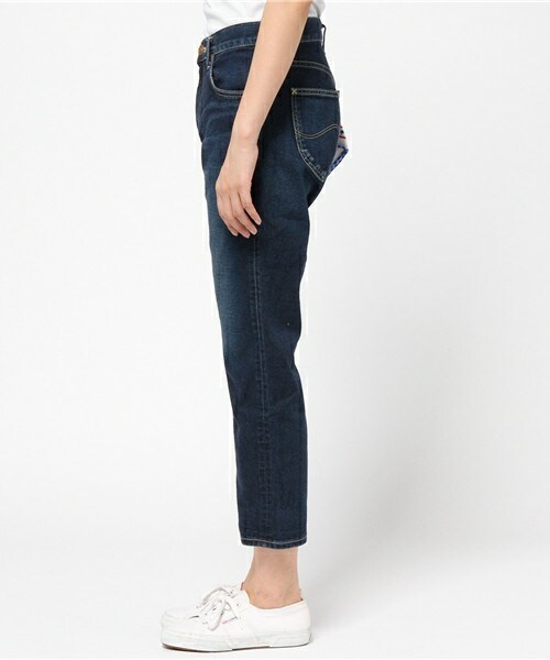 Lee（リー）の「【Lee】ANKLE TAPERED（デニムパンツ・レディース・ブルー/インディゴブルー・S/M）」の4枚目の写真