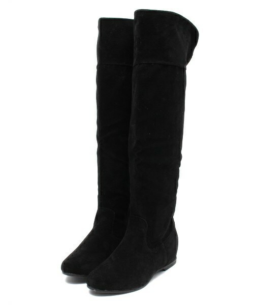 matelasse durer(マトラッセ デュレ)の「【matelasse durer】ニーハイブーツ(ブーツ・レディース・ブラック/モカ・23.0cm/24cm)」の1枚目の写真