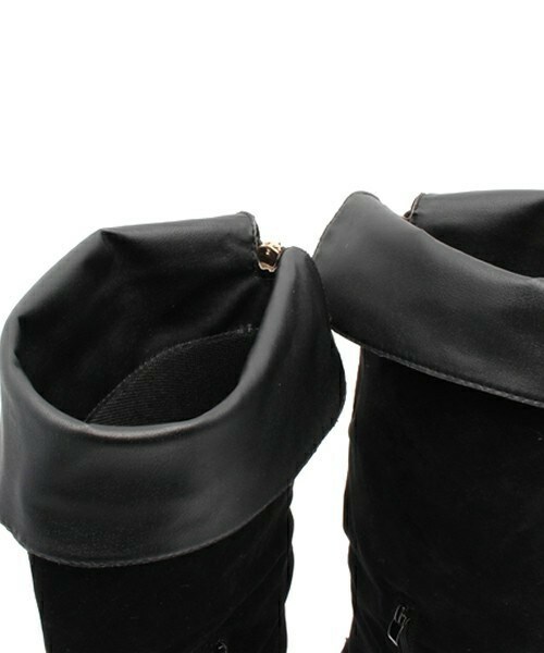 matelasse durer(マトラッセ デュレ)の「【matelasse durer】ニーハイブーツ(ブーツ・レディース・ブラック/モカ・23.0cm/24cm)」の8枚目の写真