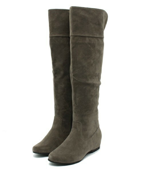 matelasse durer(マトラッセ デュレ)の「【matelasse durer】ニーハイブーツ(ブーツ・レディース・ブラック/モカ・23.0cm/24cm)」の2枚目の写真