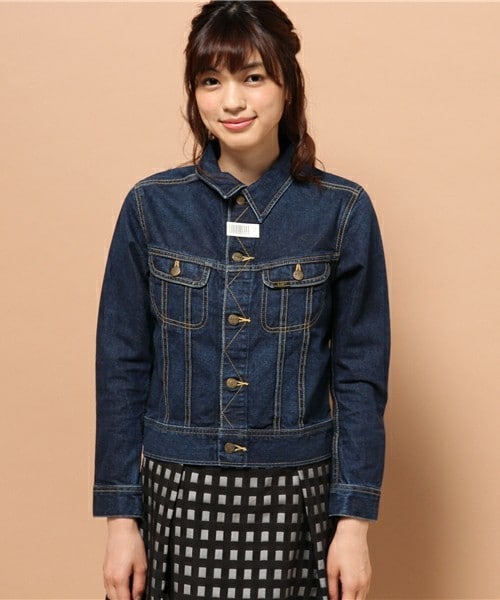 Lee（リー）の「【Lee】101J JACKET（デニムジャケット・レディース・インディゴブルー・FREE）」の2枚目の写真