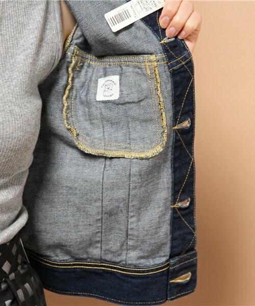 Lee（リー）の「【Lee】101J JACKET（デニムジャケット・レディース・インディゴブルー・FREE）」の11枚目の写真