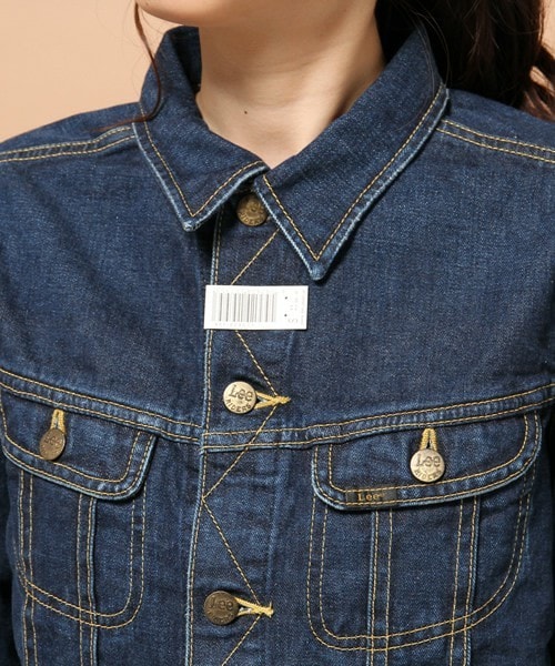 Lee（リー）の「【Lee】101J JACKET（デニムジャケット・レディース・インディゴブルー・FREE）」の6枚目の写真