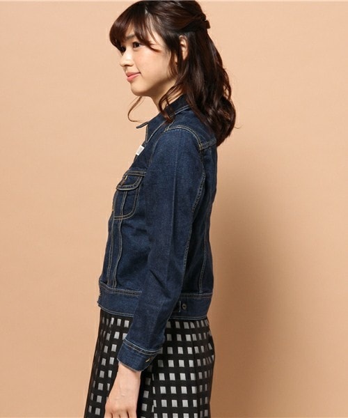 Lee（リー）の「【Lee】101J JACKET（デニムジャケット・レディース・インディゴブルー・FREE）」の3枚目の写真