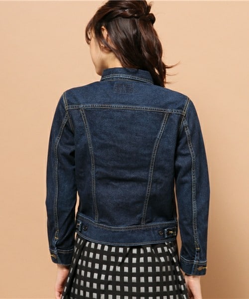 Lee（リー）の「【Lee】101J JACKET（デニムジャケット・レディース・インディゴブルー・FREE）」の4枚目の写真