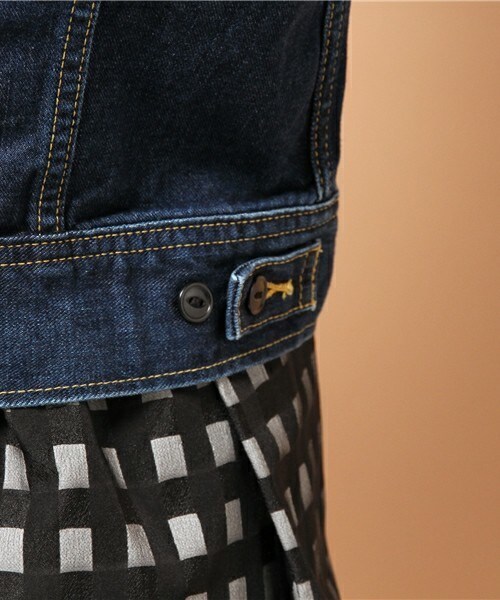 Lee（リー）の「【Lee】101J JACKET（デニムジャケット・レディース・インディゴブルー・FREE）」の10枚目の写真