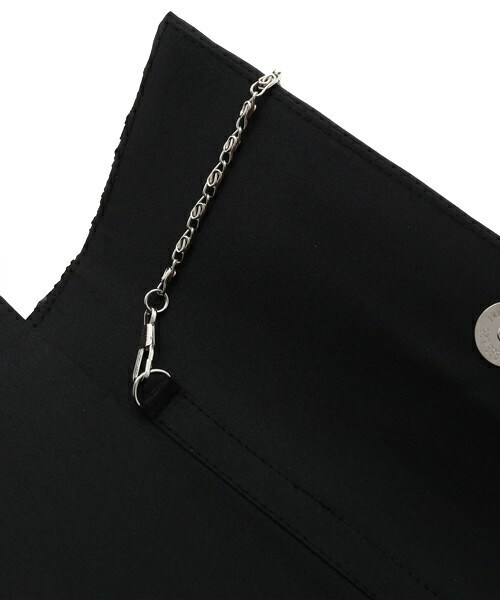 matelasse durer（マトラッセ デュレ）の「ﾘﾎﾞﾝﾌﾟﾘｰﾂPB（クラッチバッグ・レディース・ブラック/ベージュ・フリー）」の5枚目の写真