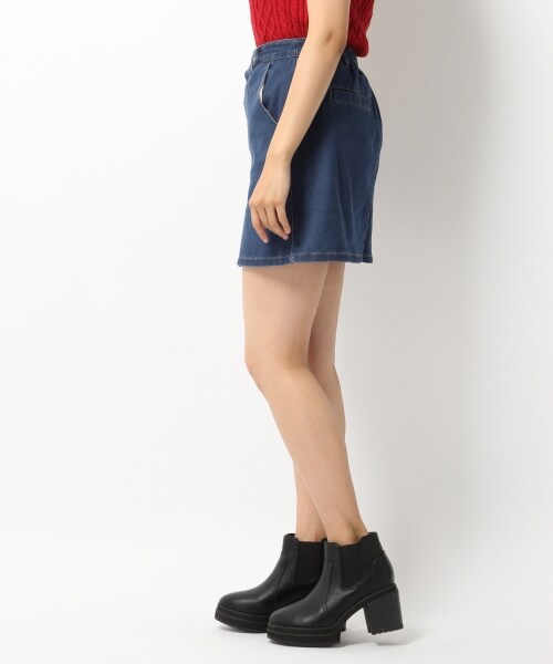 Heather(ヘザー)の「フロントボタンダイケイスカート(スカート・ブラウン/ブルー・FREE)」の4枚目の写真