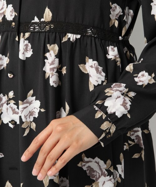 Heather（ヘザー）の「ROSEマキシガウン*ワンピース（ワンピース/ドレス・ブラック/レッド・FREE）」の9枚目の写真