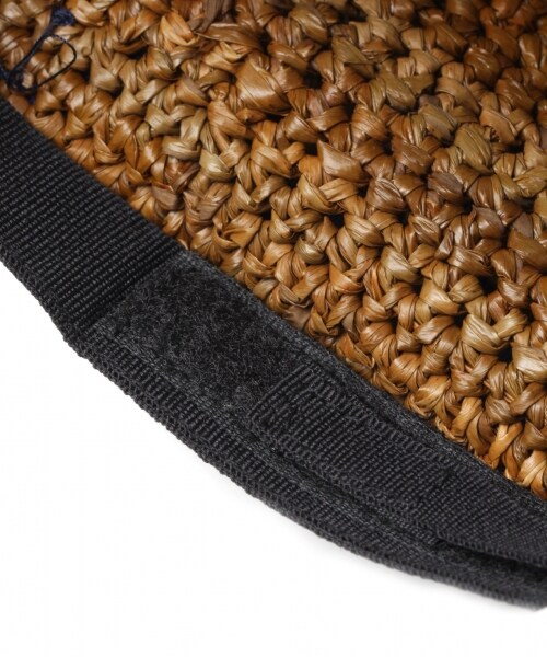 niko and...(ニコアンド)の「オリジナル ラフィア中折れ帯ハット(帽子・ナチュラル/ダークブラウン・F)」の10枚目の写真