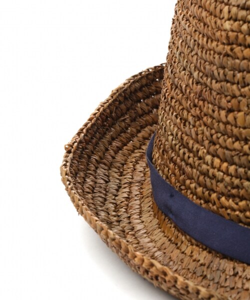 niko and...(ニコアンド)の「オリジナル ラフィア中折れ帯ハット(帽子・ナチュラル/ダークブラウン・F)」の8枚目の写真
