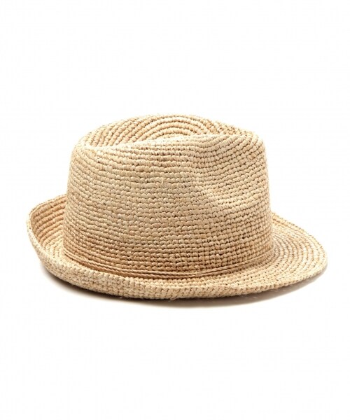 niko and...（ニコアンド）の「オリジナル ラフィアカラー中折れハット（帽子・グレー/ピンク/ナチュラル/ダークブラウン/グリーン/ブルー・F）」の8枚目の写真