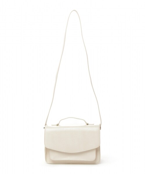 niko and...(ニコアンド)の「オリジナル ミニサッチェルバッグ(バッグ・オフホワイト/グレー/ブラック/イエロー・F)」の1枚目の写真