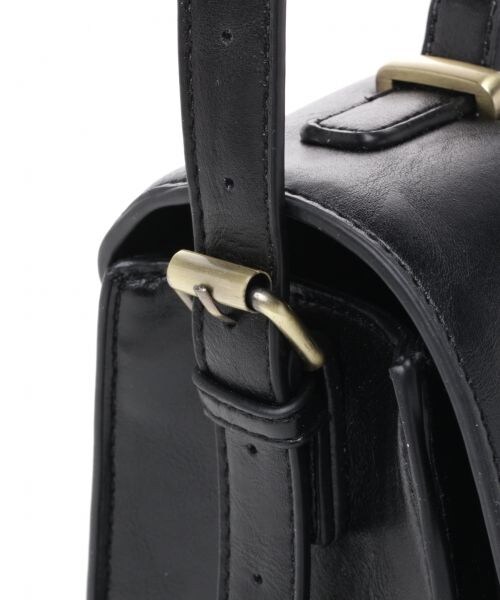 niko and...(ニコアンド)の「オリジナル ミニサッチェルバッグ(バッグ・オフホワイト/グレー/ブラック/イエロー・F)」の8枚目の写真