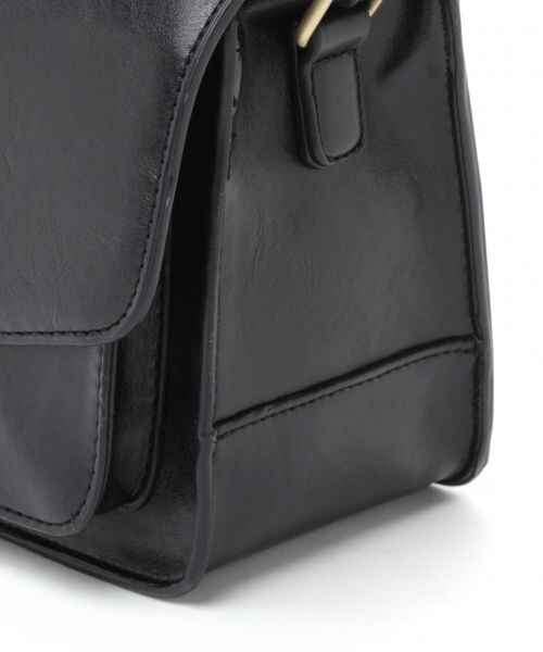 niko and...(ニコアンド)の「オリジナル ミニサッチェルバッグ(バッグ・オフホワイト/グレー/ブラック/イエロー・F)」の10枚目の写真