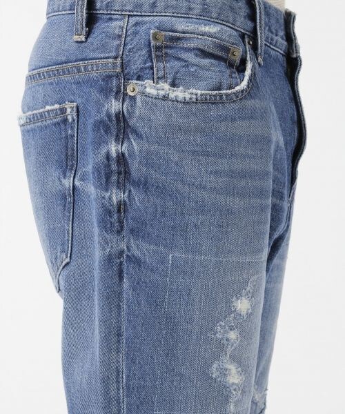RAGEBLUE（レイジブルー）の「＜コーンミルズ社製デニム使用＞ダメージデニムパンツ（パンツ・ライトブルー/ブルー・M(30インチ)/L(32インチ)）」の9枚目の写真