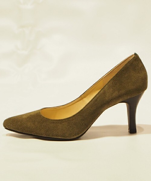 matelasse durer（マトラッセ デュレ）の「カウスエードパンプス（パンプス・レディース・ブラック/カーキ/ワインレッド/オレンジ・23.5/24.5）」の6枚目の写真