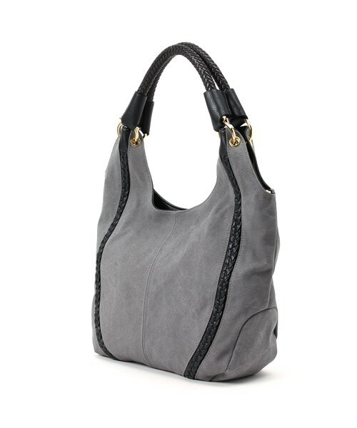 INTERPLANET WINGS（インタープラネットウィング）の「メッシュテープトート（トートバッグ・レディース・グレー/ベージュ・フリー）」の3枚目の写真