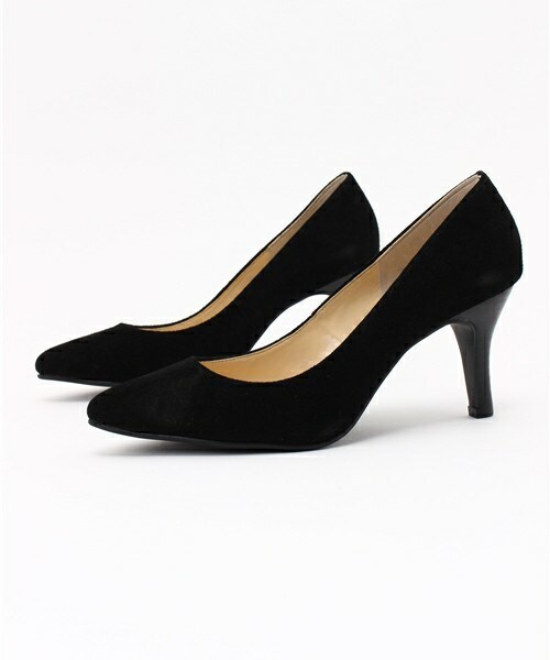 INTERPLANET(インタープラネット)の「ジャパンメイドスエードパンプス(パンプス・レディース・ブラック/ベージュ/ブルー・23.0cm/24.0cm)」の4枚目の写真