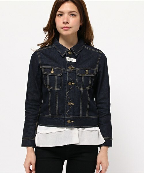 archives（アルシーヴ）の「デニムｼﾞｬｹｯﾄ2（デニムジャケット・レディース・ネイビー・SMALL）」の2枚目の写真