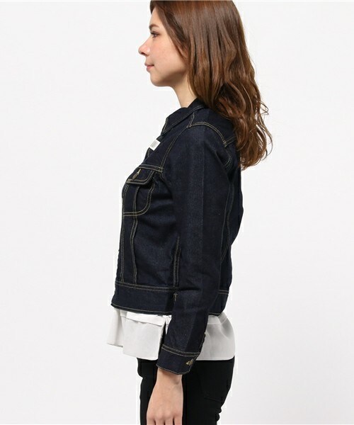 archives（アルシーヴ）の「デニムｼﾞｬｹｯﾄ2（デニムジャケット・レディース・ネイビー・SMALL）」の3枚目の写真