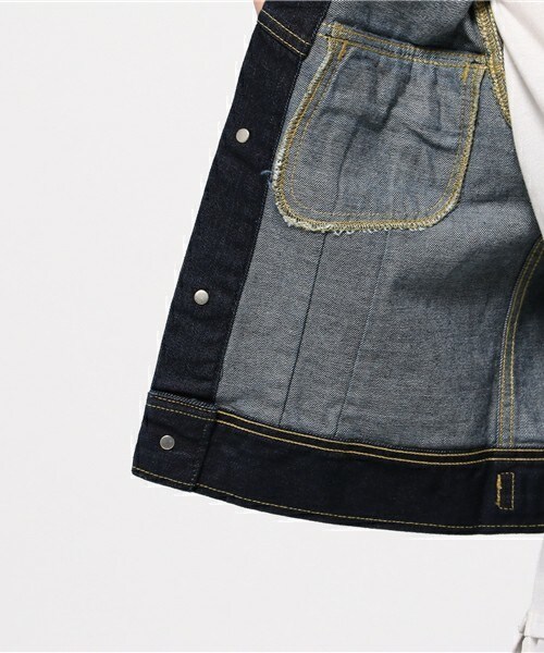 archives（アルシーヴ）の「デニムｼﾞｬｹｯﾄ2（デニムジャケット・レディース・ネイビー・SMALL）」の9枚目の写真