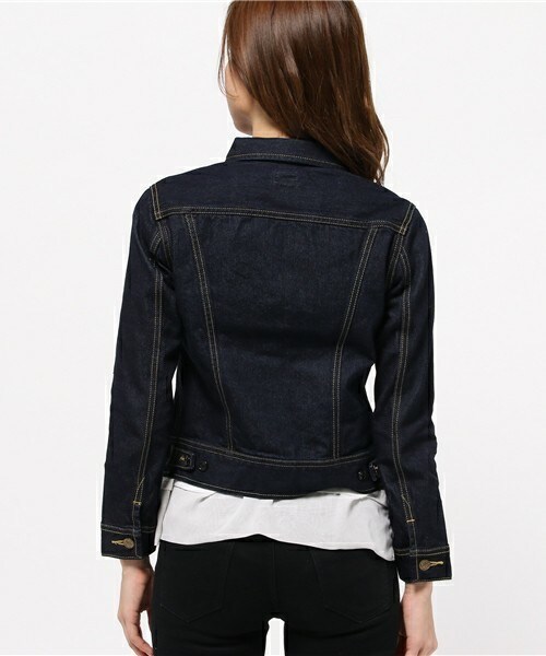 archives（アルシーヴ）の「デニムｼﾞｬｹｯﾄ2（デニムジャケット・レディース・ネイビー・SMALL）」の4枚目の写真