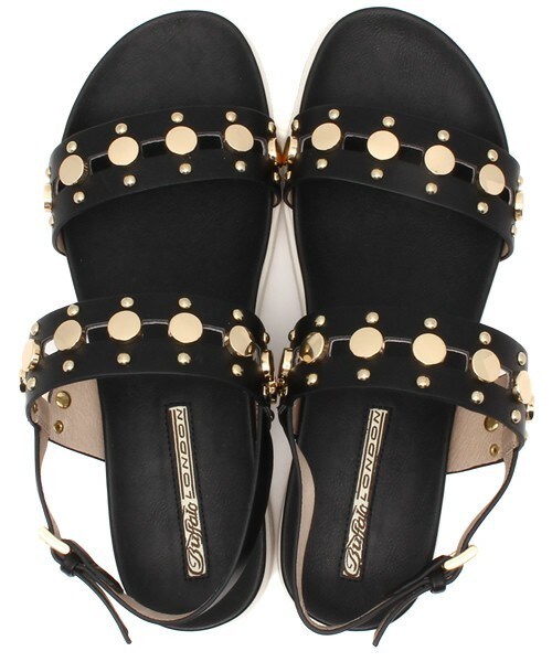 matelasse durer（マトラッセ デュレ）の「スタッズスポーティサンダル（サンダル・レディース・ホワイト/ブラック・23.0cm/23.5cm/24.0cm）」の9枚目の写真