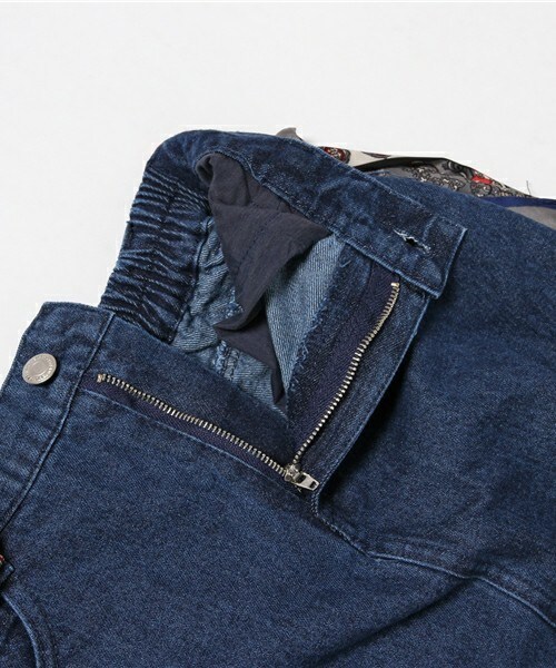 archives（アルシーヴ）の「フリンジデニム台形スカート（デニムスカート・レディース・ネイビー/ロイヤルブルー・MEDIUM）」の9枚目の写真