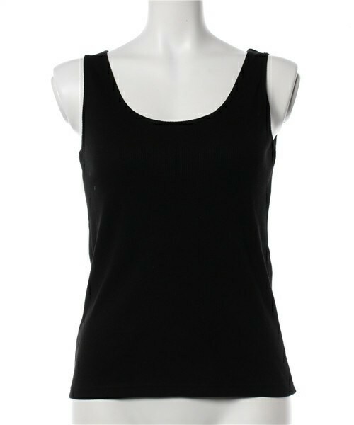 archives（アルシーヴ）の「吸水速乾テレコタンクトップ（タンクトップ・レディース・オフホワイト/ブラック/グレー/ブルー/ネイビー・MEDIUM）」の3枚目の写真