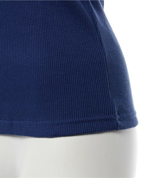 archives（アルシーヴ）の「吸水速乾テレコタンクトップ（タンクトップ・レディース・オフホワイト/ブラック/グレー/ブルー/ネイビー・MEDIUM）」の9枚目の写真