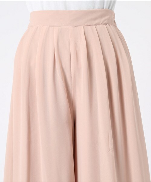 actuel（アクチュエル）の「8分丈ジョーゼットスカンツ（その他パンツ・レディース・ブラック/グレー/ベージュ/ピンク・FREE）」の8枚目の写真