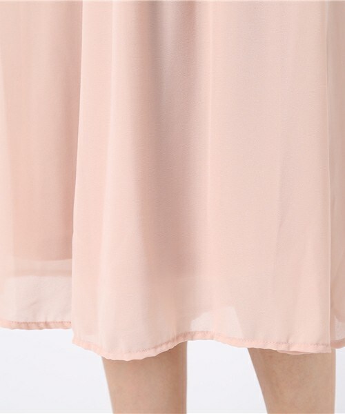 actuel（アクチュエル）の「8分丈ジョーゼットスカンツ（その他パンツ・レディース・ブラック/グレー/ベージュ/ピンク・FREE）」の10枚目の写真