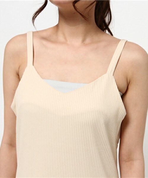 archives（アルシーヴ）の「テレコキャミワンピース（ワンピース・レディース・アイボリー/ブラック/グレー/グリーン/カーキ・MEDIUM）」の9枚目の写真