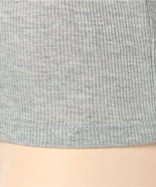 archives（アルシーヴ）の「テレコレースタンク（タンクトップ・レディース・オフホワイト/ブラック/グレー/カーキ・MEDIUM）」の9枚目の写真