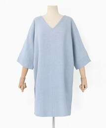 DHOLIC | 2WAYオーバーシルエットリネンミニマルワンピース(ワンピース)