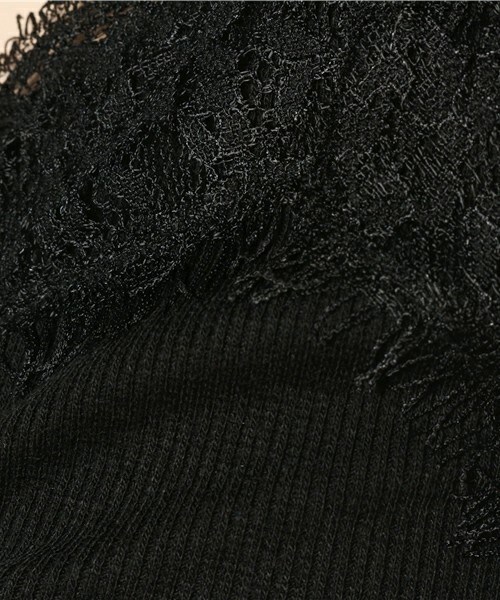 archives（アルシーヴ）の「胸レースキャミソール（キャミソール・レディース・オフホワイト/ブラック/グレー/ネイビー/イエロー・MEDIUM）」の11枚目の写真