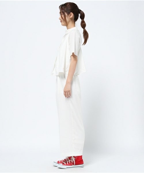 archives（アルシーヴ）の「キャミ＋ワイドパンツセットアップ（つなぎ/オールインワン・レディース・アイボリー/ブラック/ネイビー/オレンジ・MEDIUM）」の6枚目の写真