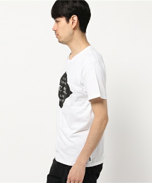 TCSS(ティーシーエスエス)の「TCSS/ティーシーエスエス/STANDARD TEE(Tシャツ/カットソー・メンズ・ホワイト/ブラック/オリーブ/ネイビー・MEDIUM/LARGE)」の3枚目の写真
